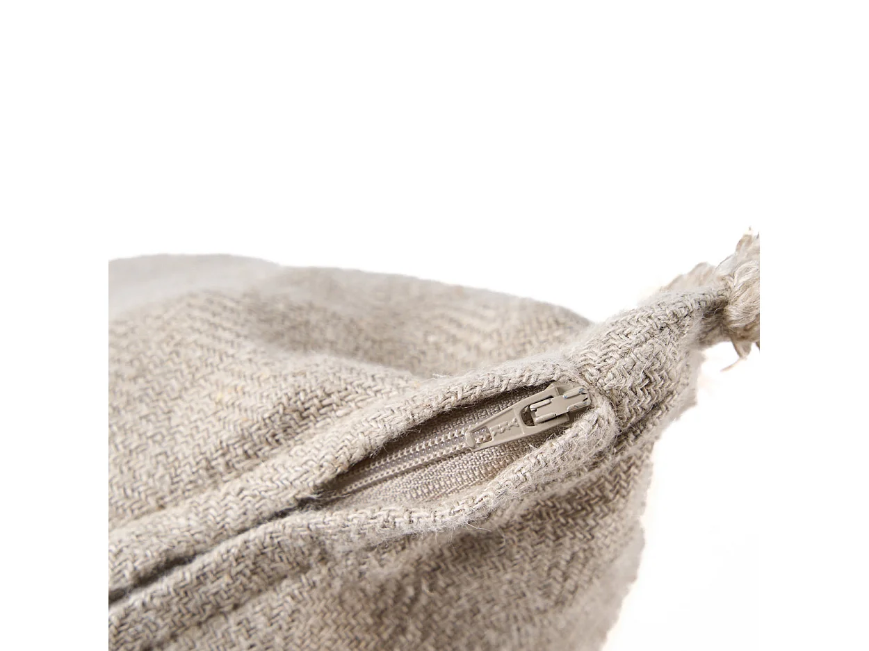 Der Ivory Cross Kissenbezug - Naturweiß - 50x50