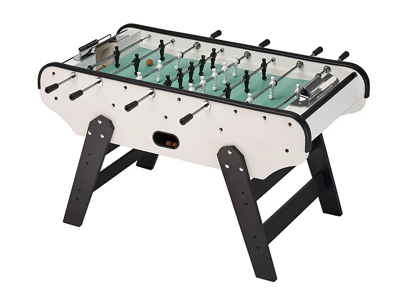 Baby foot en bois pour adulte - Noir et blanc - Gerflex