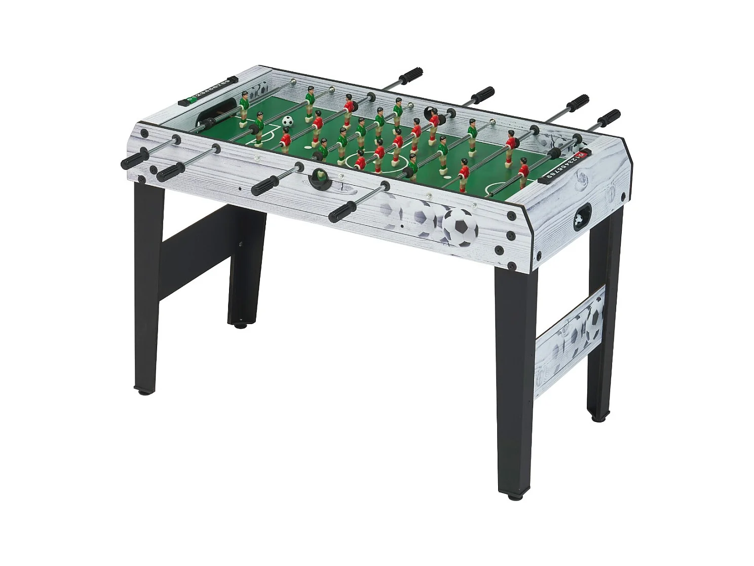 Table de baby-foot d'intérieur enfant - 22 joueurs - 3 balles incluses - 2 à 4 joueurs