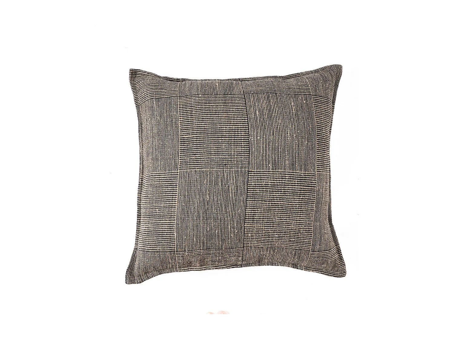 La Housse de Coussin Bloc Party - Noir Naturel - 50x50