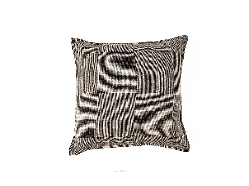 La Housse de Coussin Bloc Party - Noir Naturel - 50x50