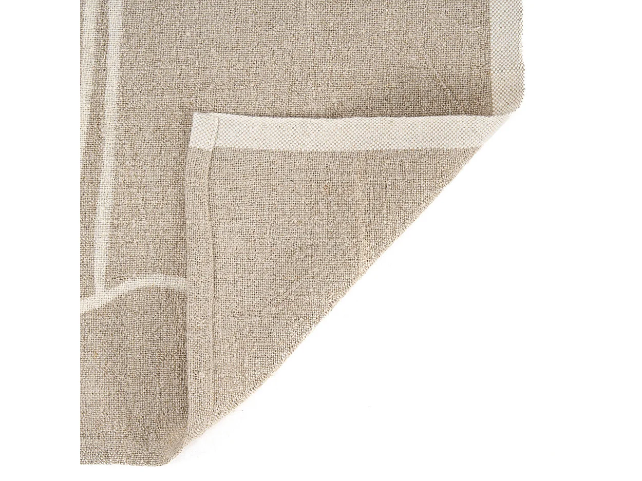 Le Torchons Palm Tree En Lin - Blanc Naturel - 50x70