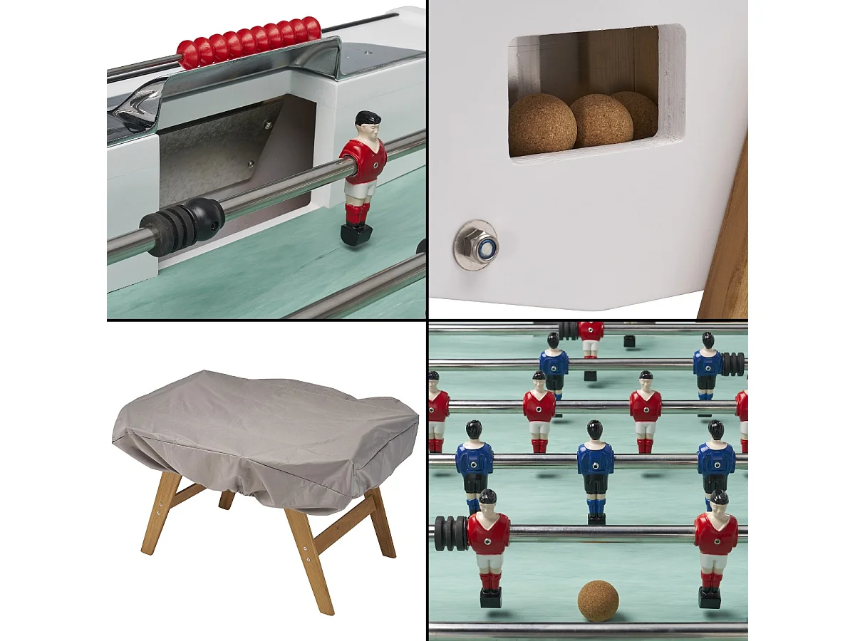 Babyfoot extérieur adulte - Gerflex - L148,4cm x l 72.4 x H 94 cm