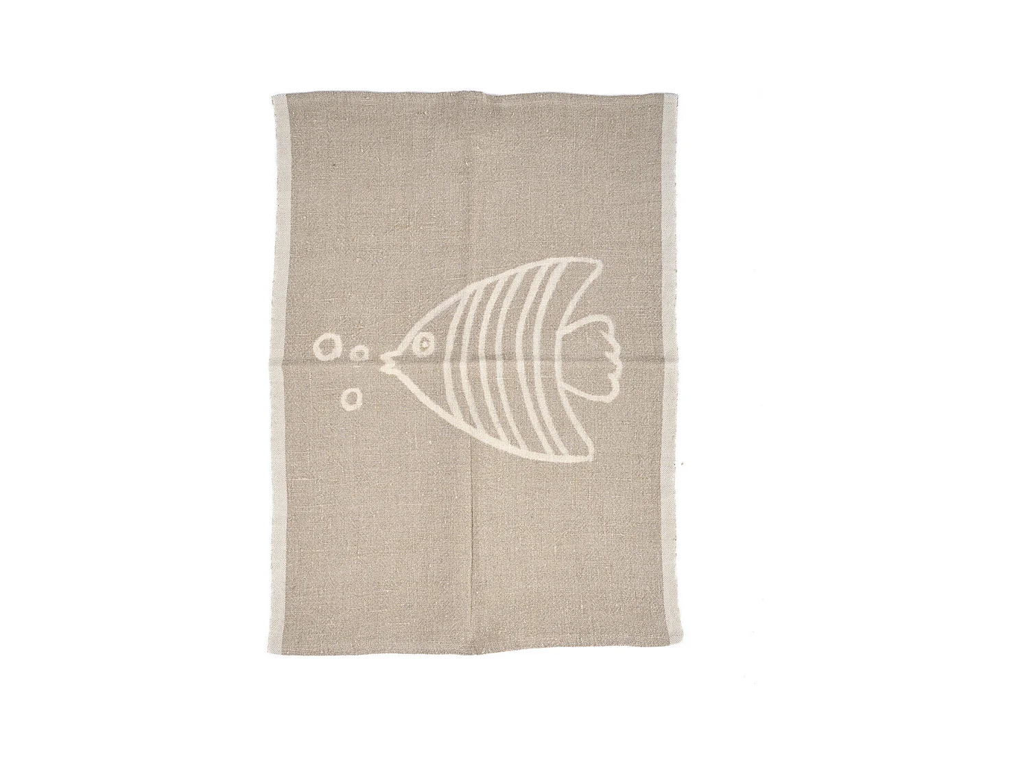 Le Torchons Linen Fish - Blanc Naturel - 50x70
