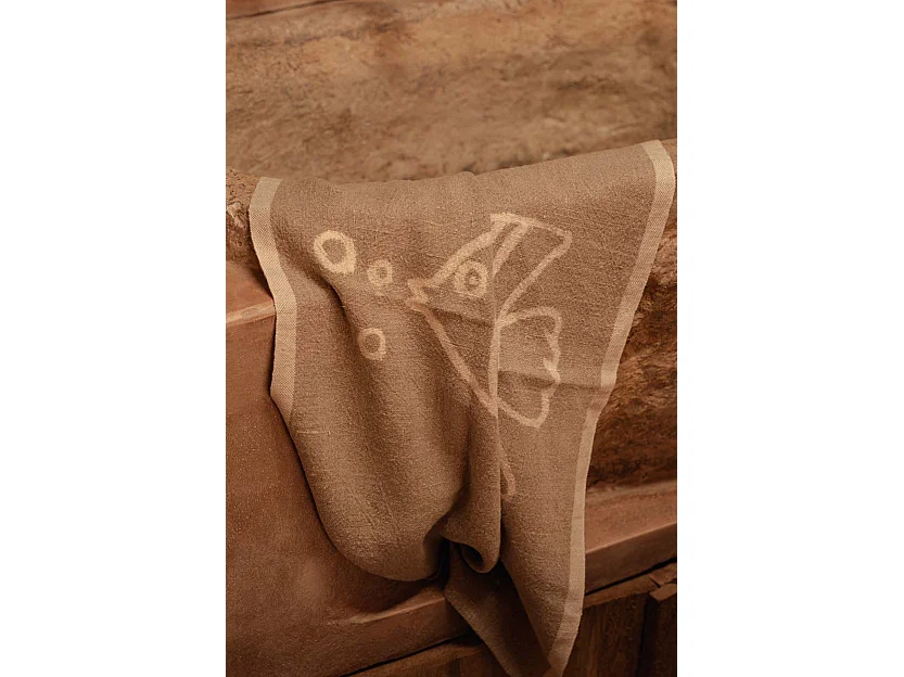 Le Torchons Fish En Lin - Blanc Naturel - 50x70