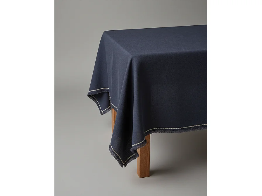 The Tuscany Tablecloth - Black Natural - 150x250
