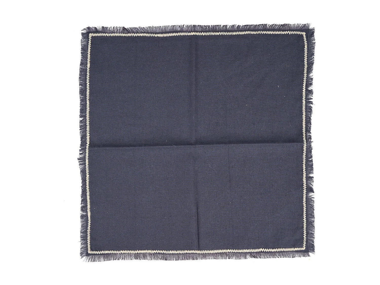 Die Tuscany Serviette - Schwarz Natur - 45x45