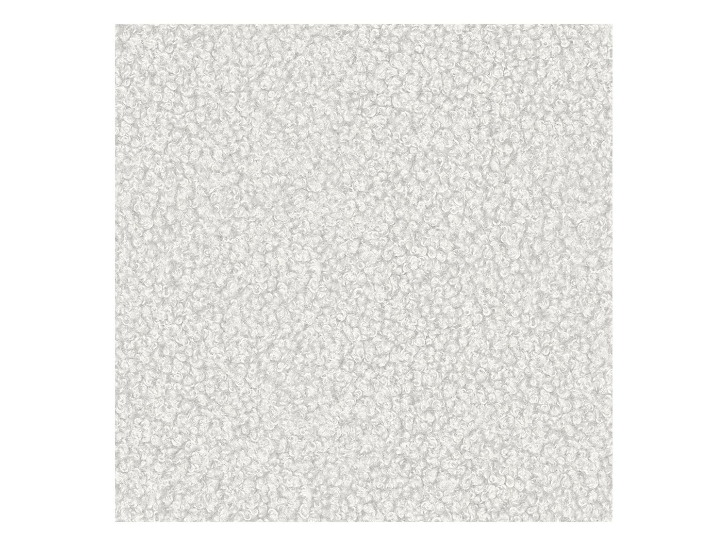 BESILIO Lit de chambre Slim 200x200 Lexy – cadre en métal, coffre de rangement pour le linge de lit, lit fin, tissu bouclé – Blanc