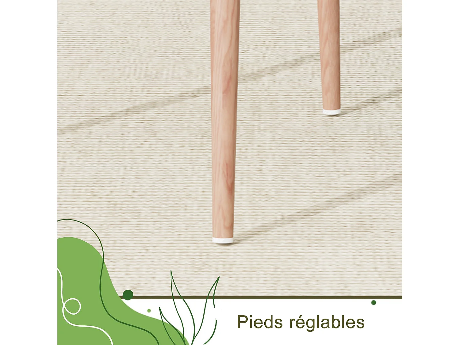 Lot de 2 chaises salle à manger design, simili, dossier rotin, pieds métal, marron 97.5x44x43 Cm