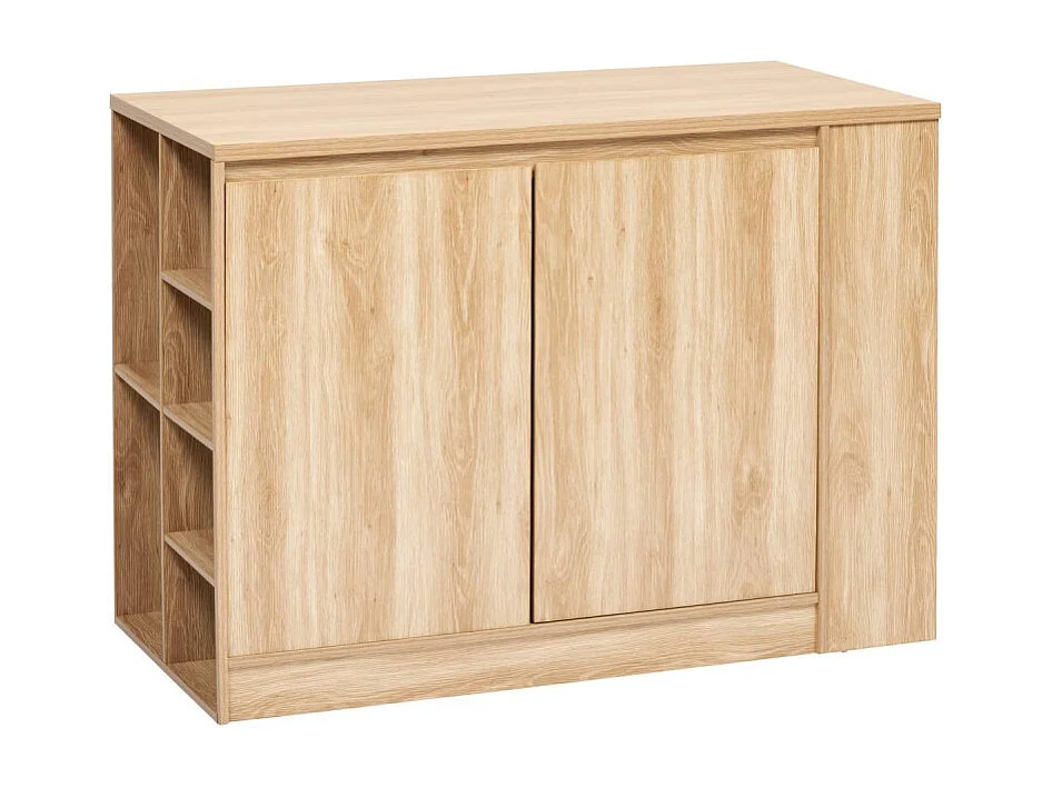 Ilot Central de Cuisine "Abana" 120cm Naturel