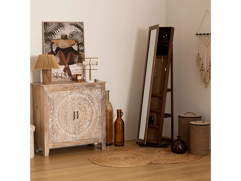 Armoire à bijoux avec miroir Vivia 164 cm Atmosphera