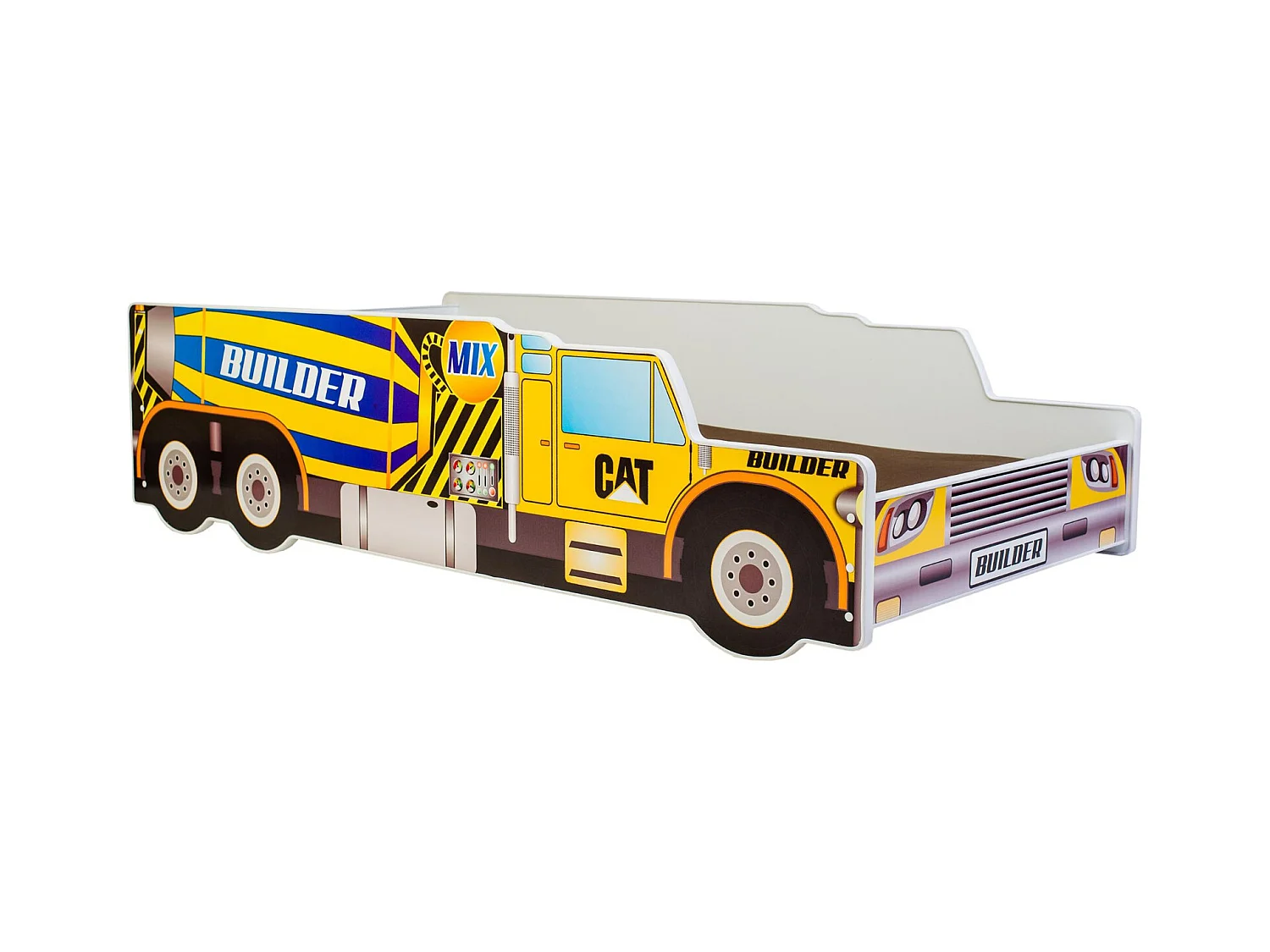 Cama Temática Infantil – Hormigonera 160x80 cm – Con Estructura y Colchón