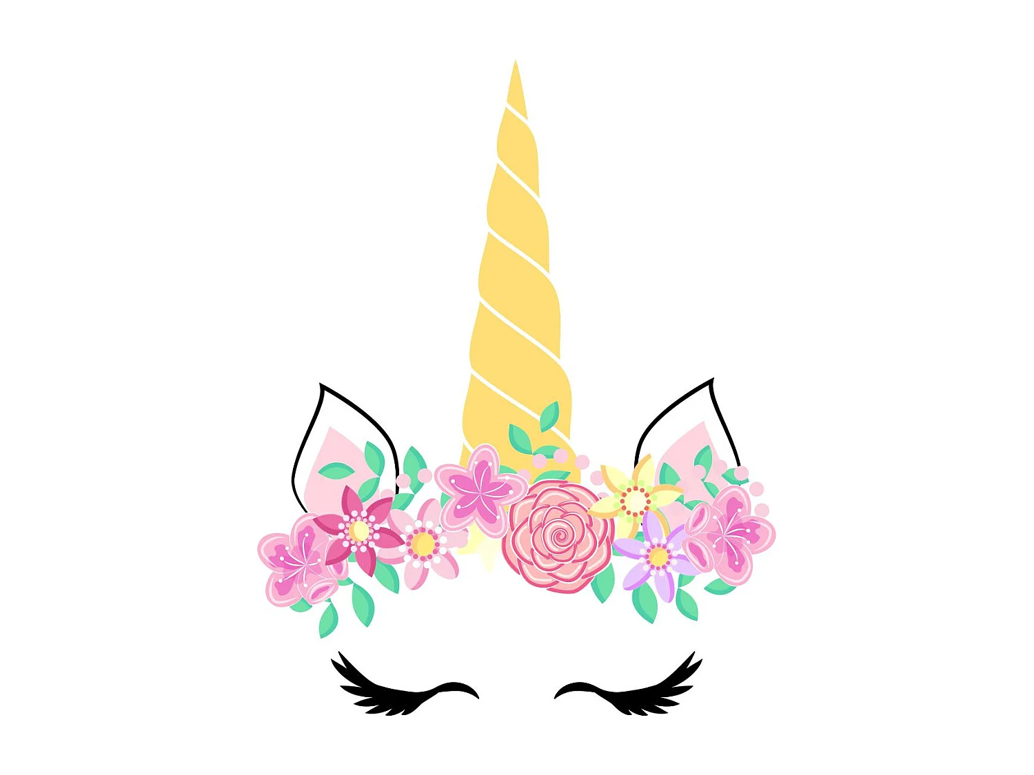 Cama Doble Infantil Blanca 160x80 cm Dibujo Unicornio con Barandilla – Cama Inferior 145x80 cm, Incluye 2 Colchones de Espuma y Estructura Completa