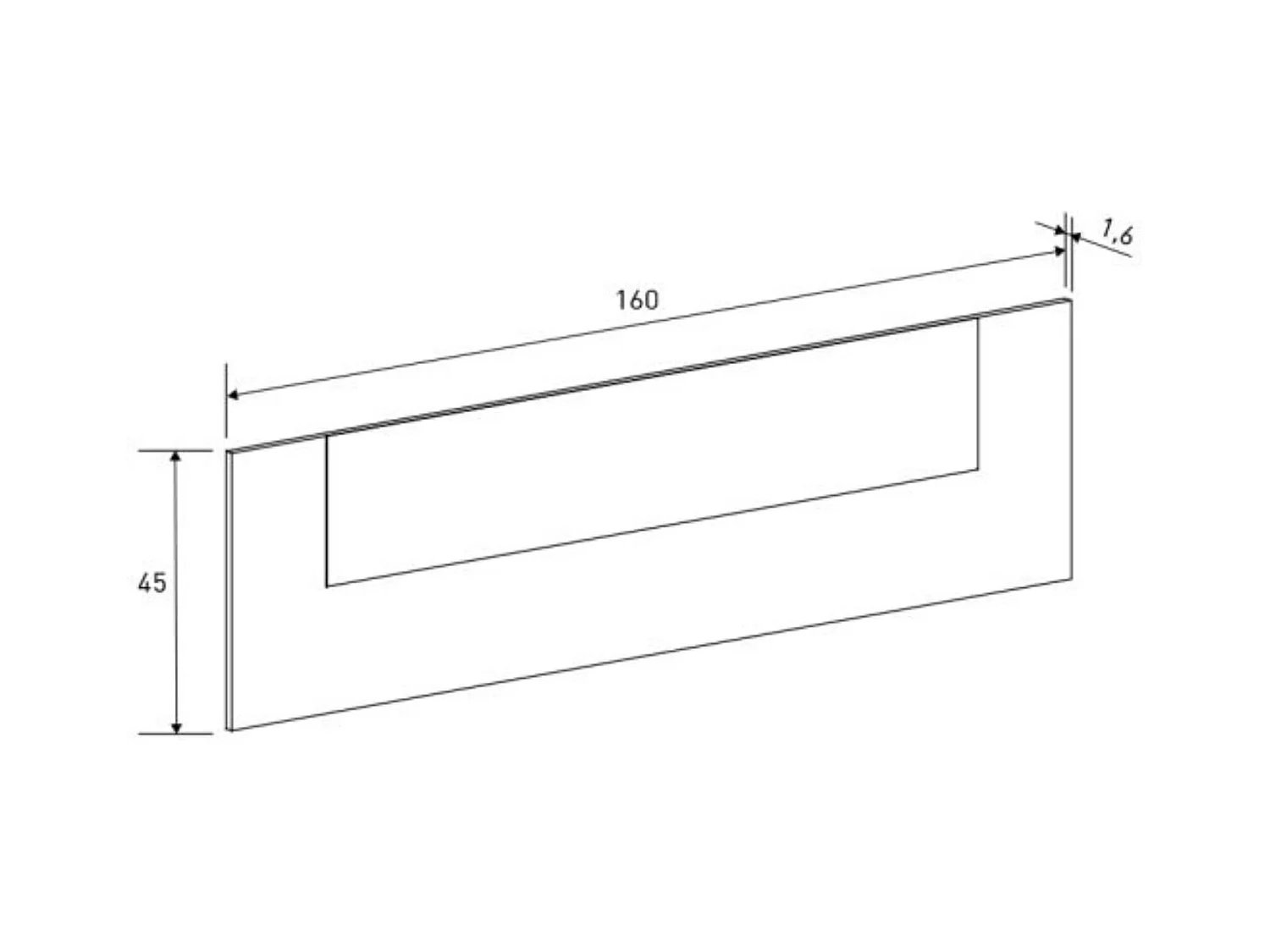 Meyvaser Conjunto Pack Cabecero y 2 Mesitas de Noche,Mesilla de noche 3 Cajones Color Mauvella, Medidas:160x45x1,6 cm (LargoxAltoxProfundo)