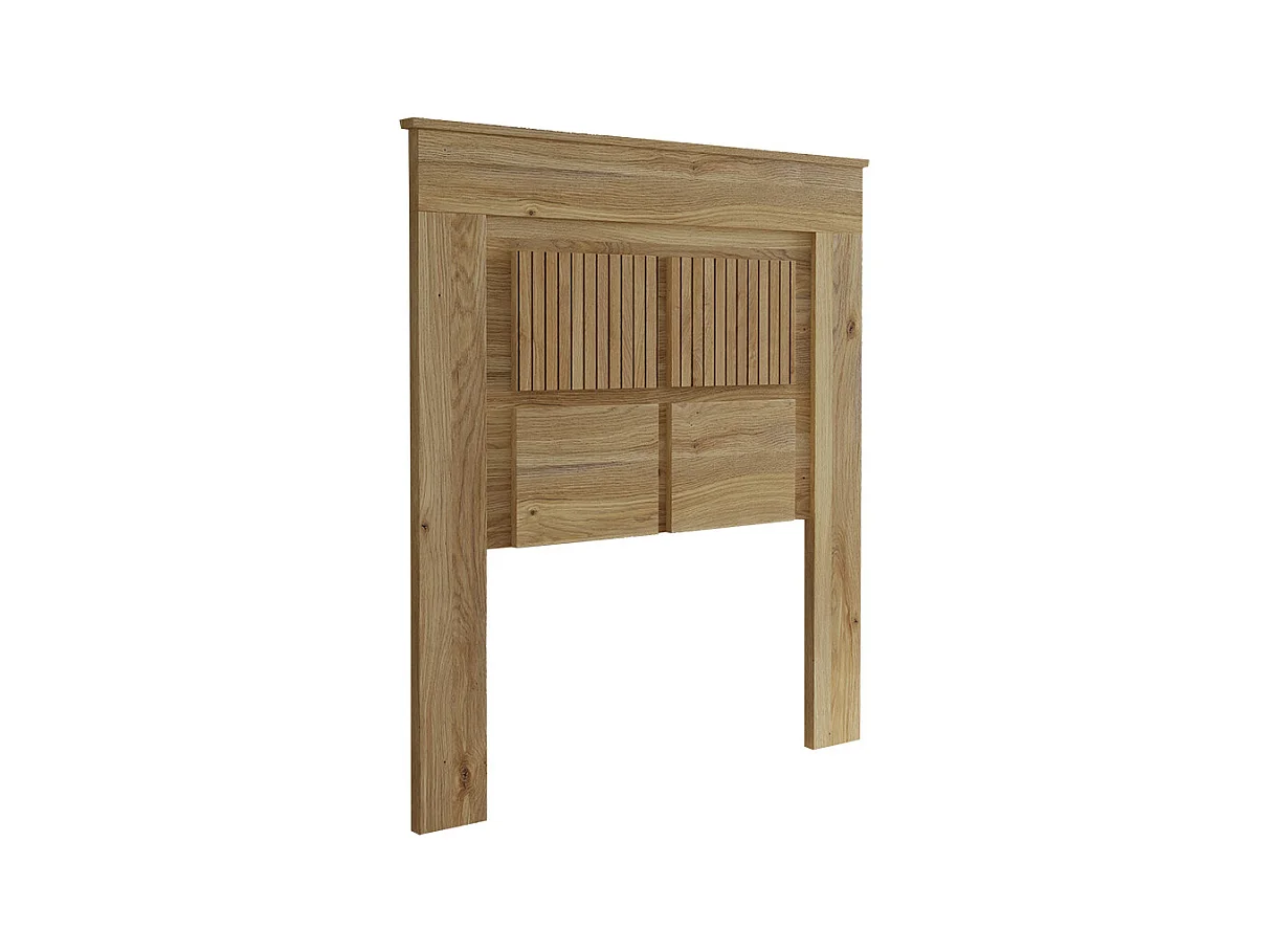 Pack Cabecero de 110 x 120 cm + 1 Mesita de Noche de 3 Cajones | Dormitorio Completo Infantil | Color Mauvella Rayas – Meyvaser