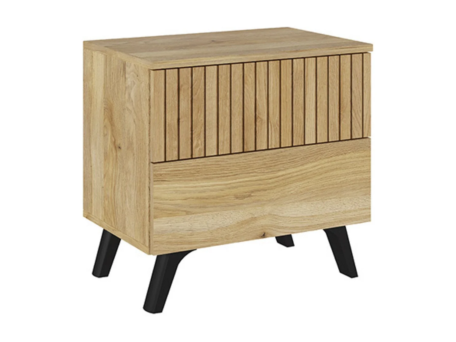 Cabezal + Dos Mesitas de Noche, Cabecero y Mesitas, Acabado en Mauvella - Rayas, Medidas: 210 cm (An) x 55 cm (Al) x 35 cm (Fon) – Meyvaser.