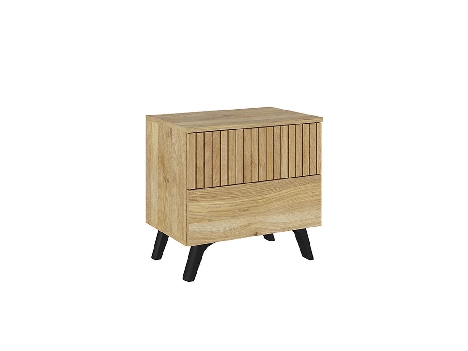 Cabezal + Dos Mesitas de Noche, Cabecero y Mesitas, Acabado en Mauvella - Rayas, Medidas: 210 cm (An) x 55 cm (Al) x 35 cm (Fon) – Meyvaser.