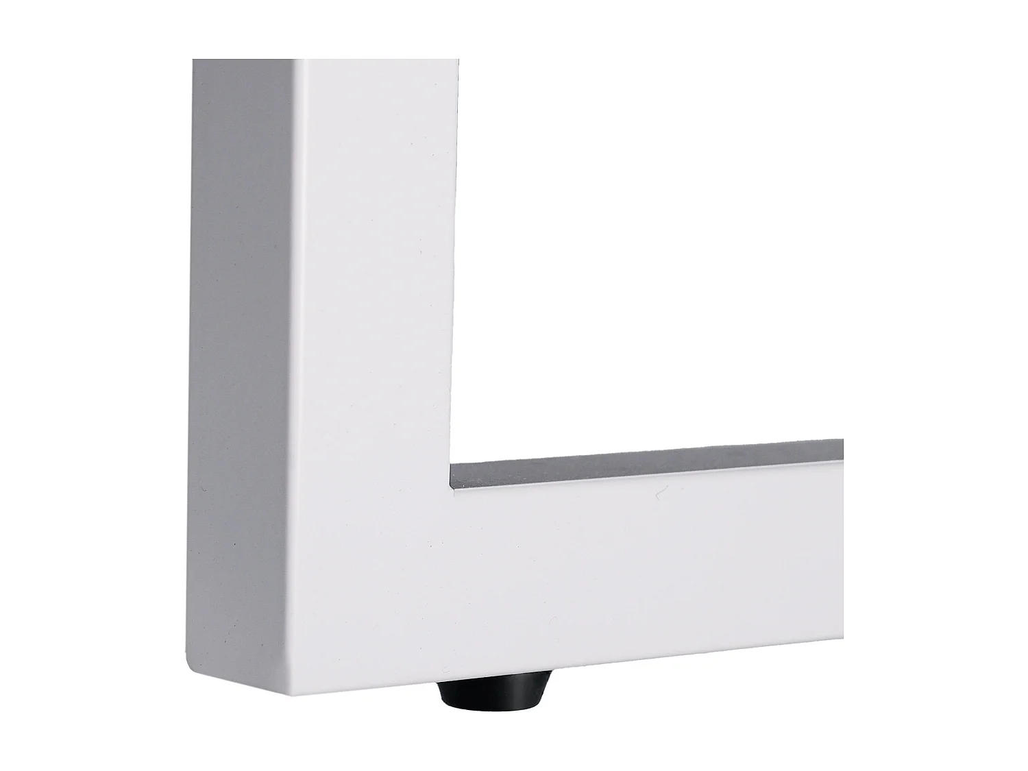 Coiffeuse Verre LED Intégrée, 2 Tiroirs - 100 x 55 cm