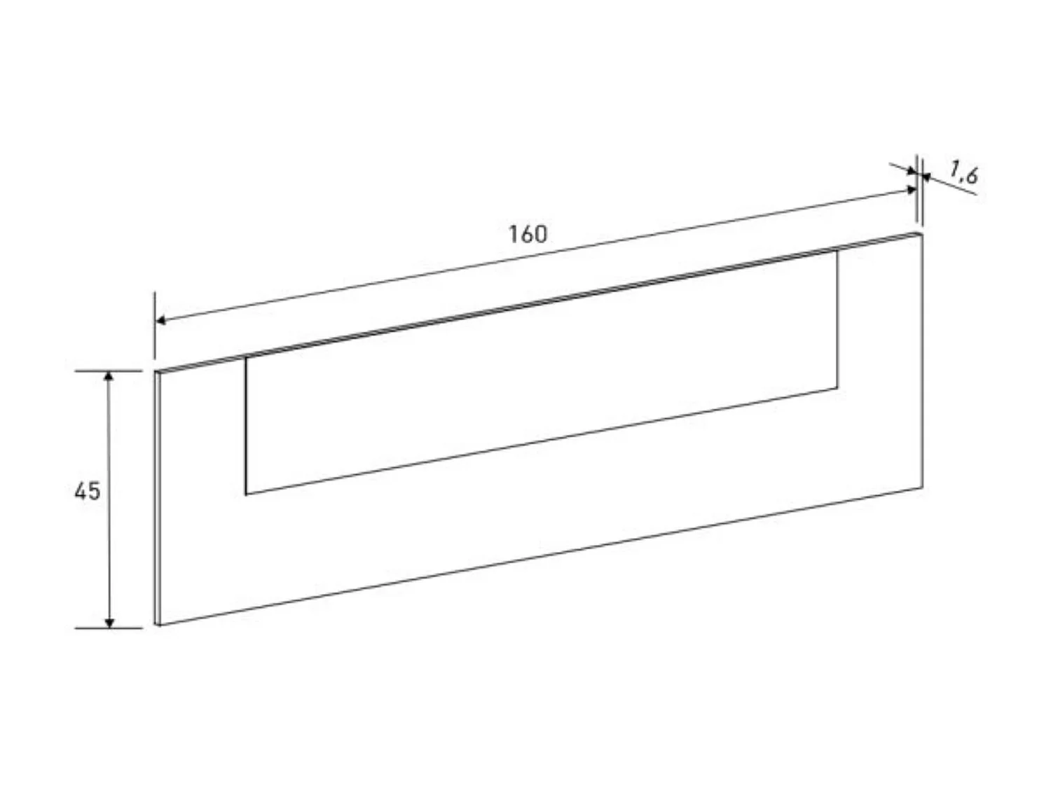 Meyvaser Conjunto Pack Cabecero y 2 Mesitas de Noche,Mesilla de noche 3 Cajones Color Beige, Medidas:160x45x1,6 cm (LargoxAltoxProfundo)
