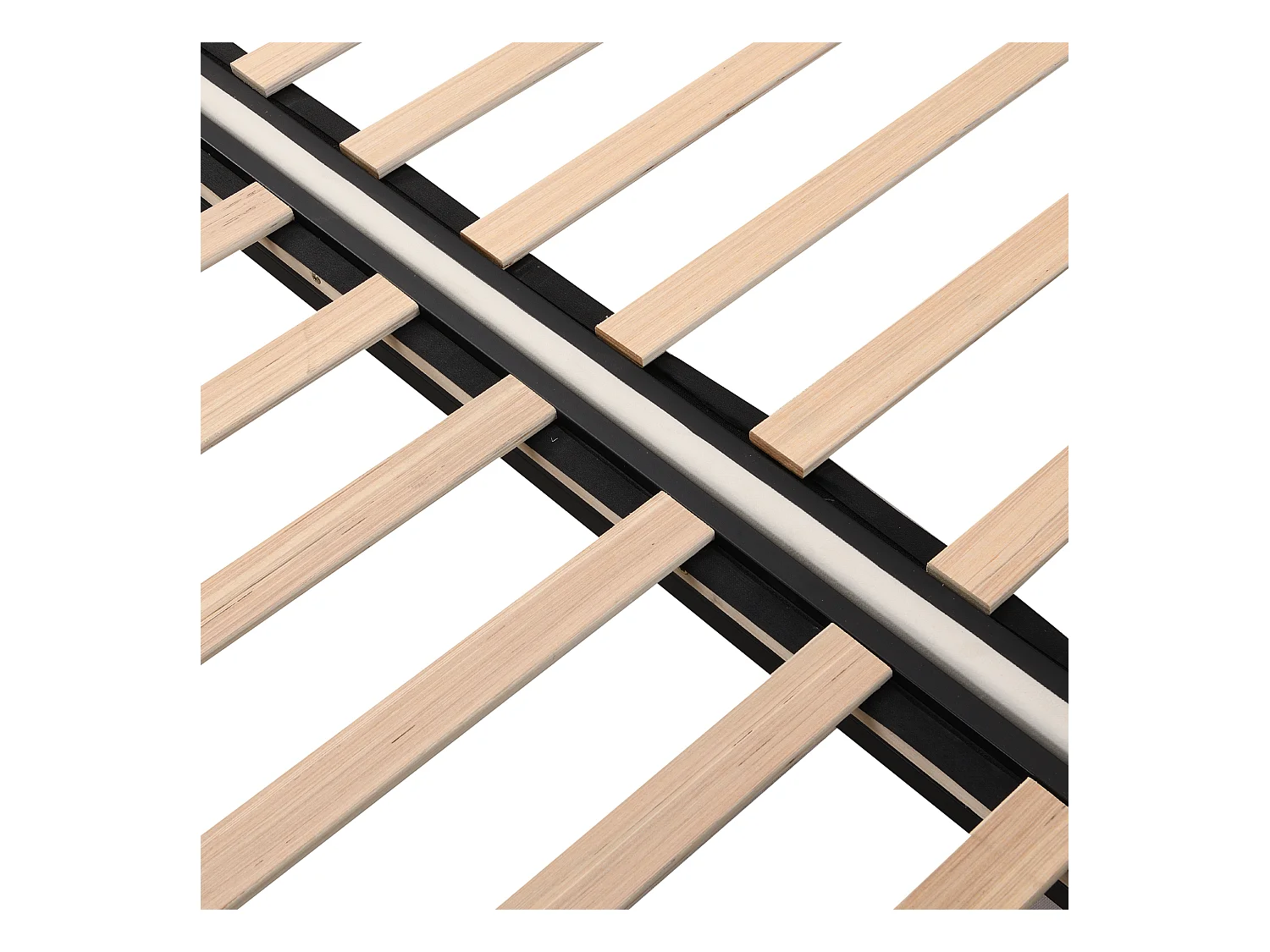 Canapé-lit rembourré avec lit gigogne - 90/180 x 200 cm - avec sommier à lattes - velours - beige