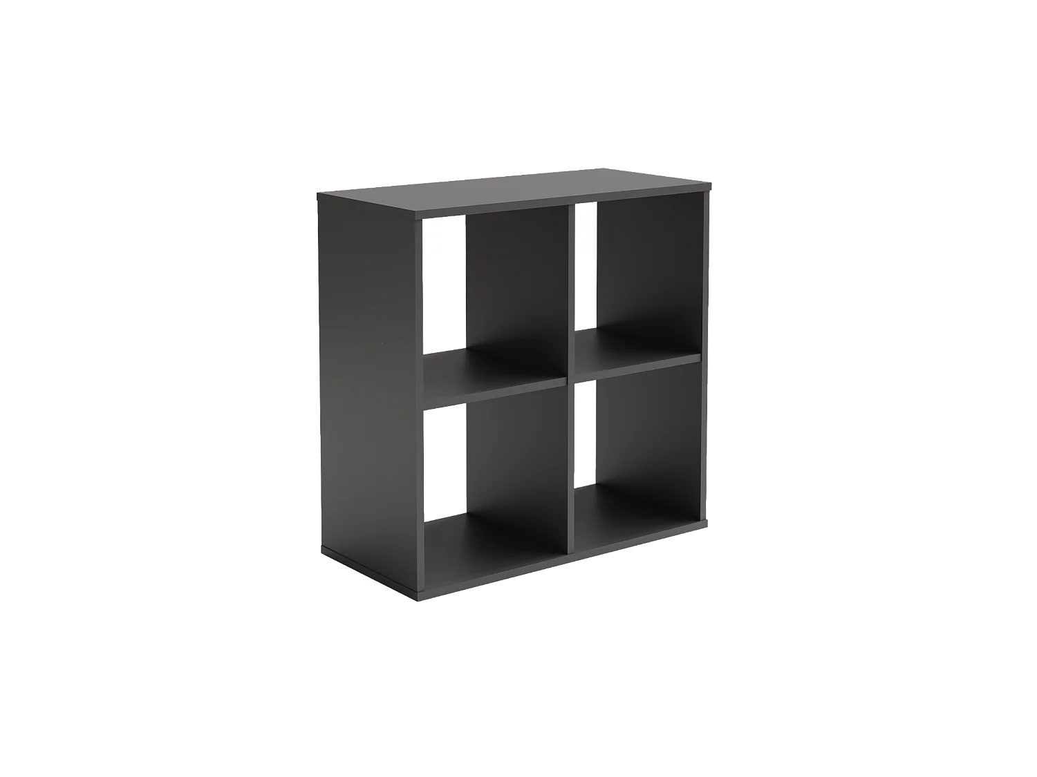 Mueble Estantería 2x2 Gris – Estilo Nórdico – Ideal para Salón, Dormitorio u Oficina