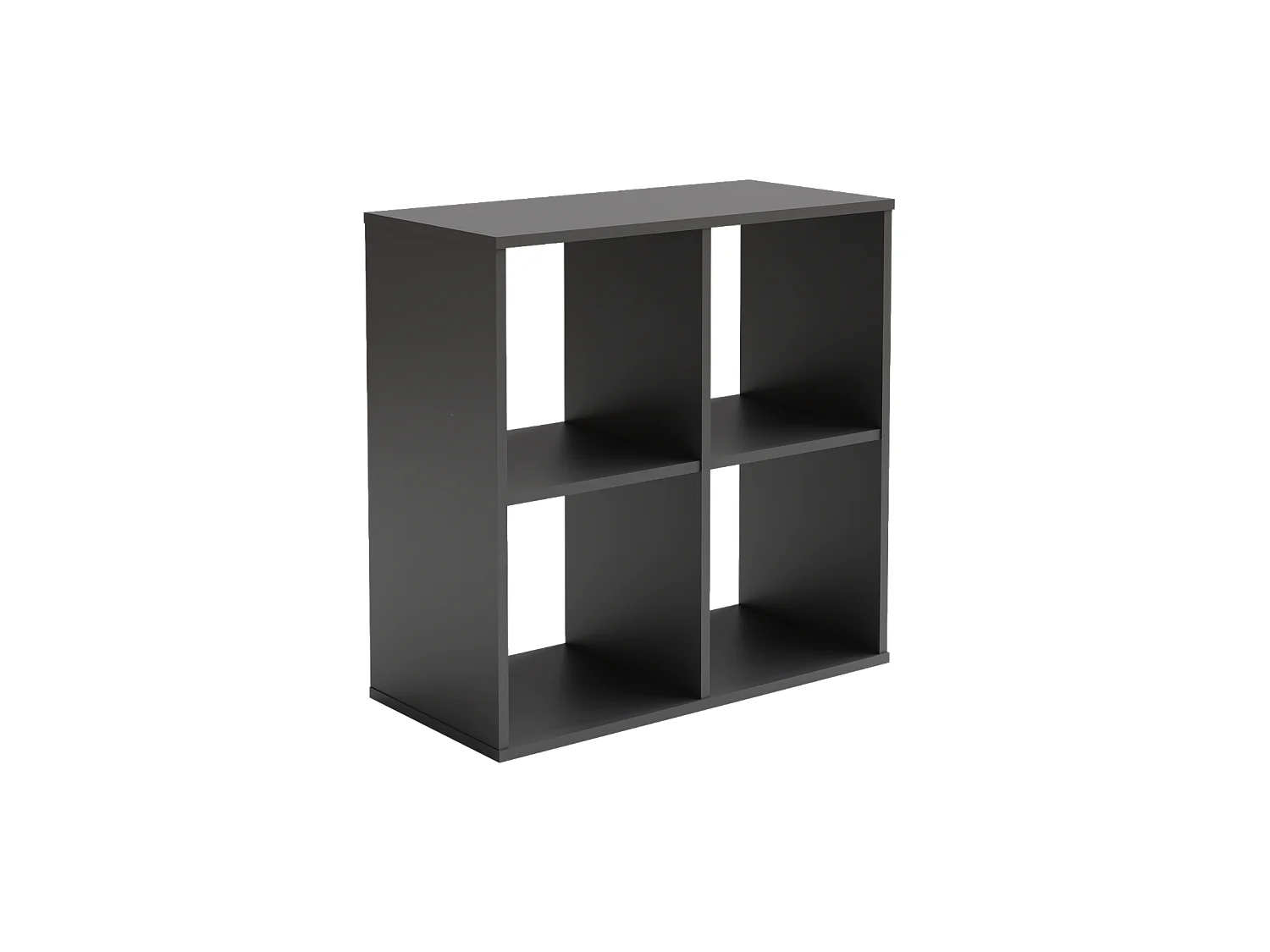 Mueble Estantería 2x2 Gris – Estilo Nórdico – Ideal para Salón, Dormitorio u Oficina