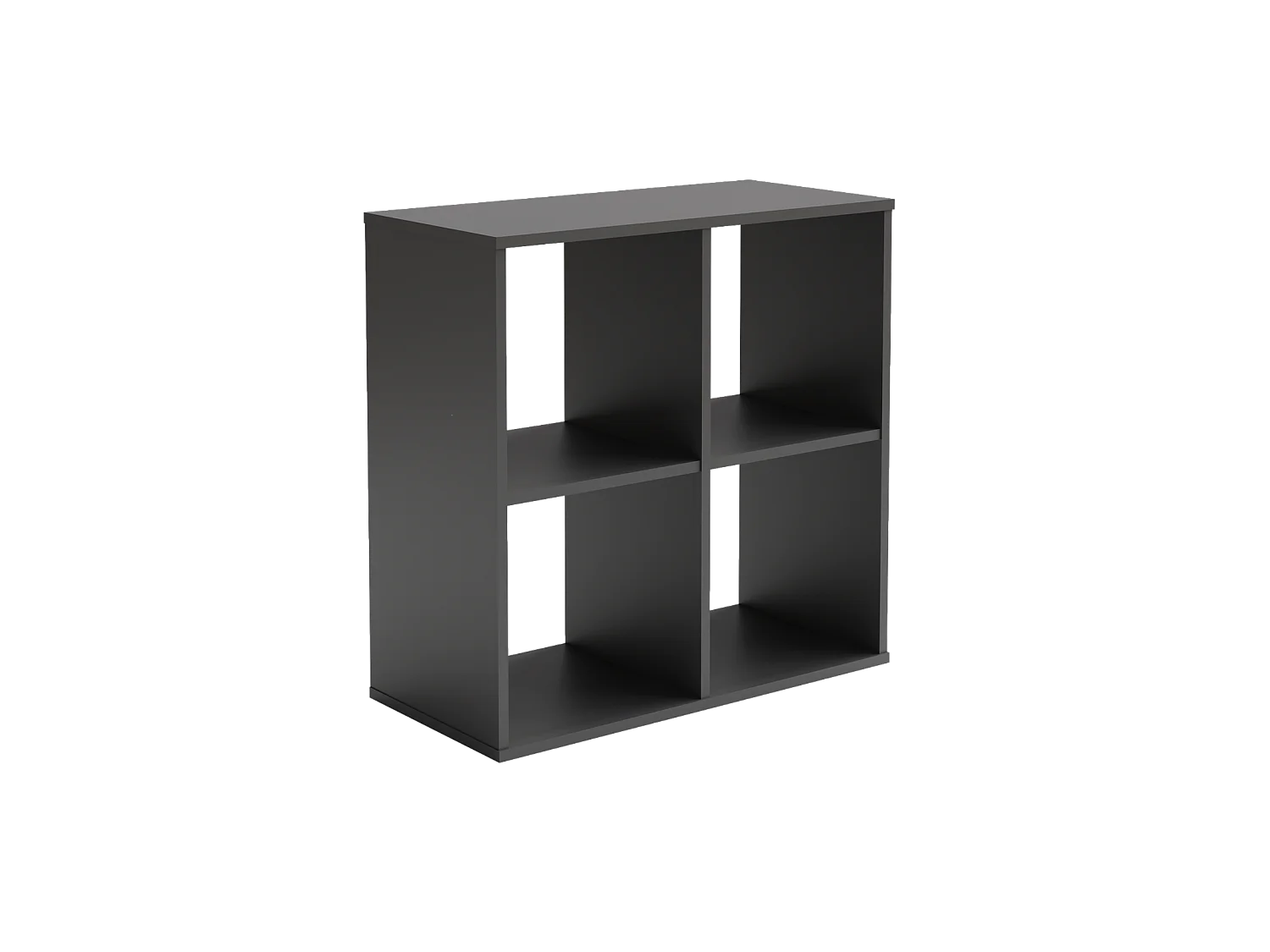 Mueble Estantería 2x2 Gris – Estilo Nórdico – Ideal para Salón, Dormitorio u Oficina