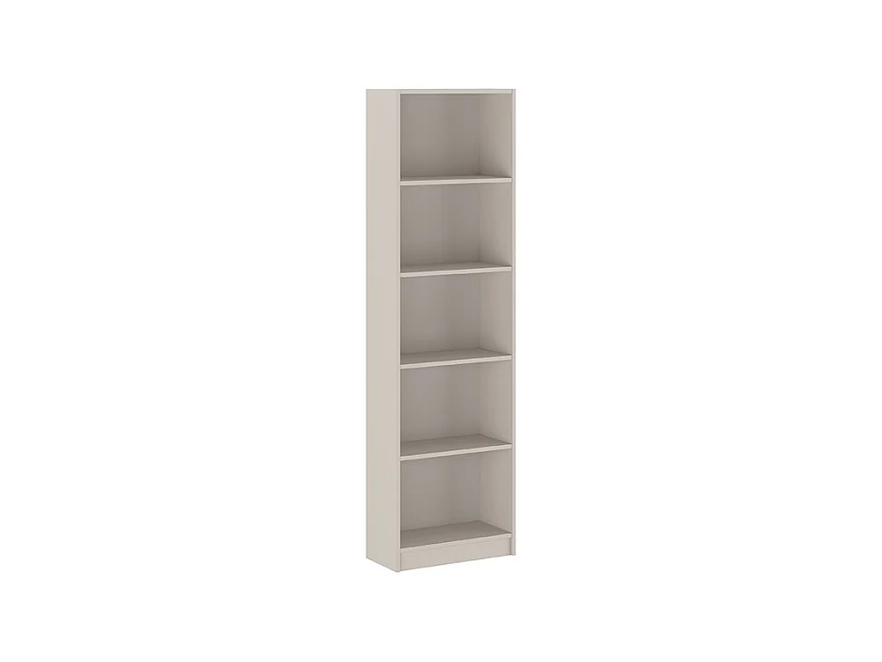 Meyvaser Librería Estantería con Cinco baldas en madera color Beige para salón 178,3x51,9x24,6 cm