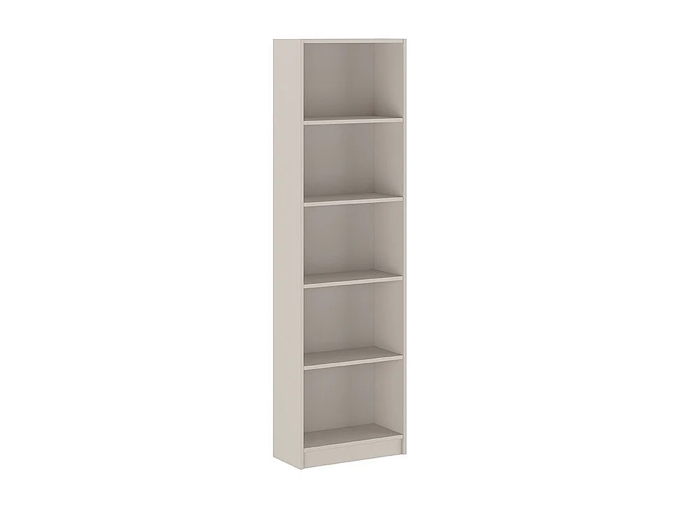 Meyvaser Librería Estantería con Cinco baldas en madera color Beige para salón 178,3x51,9x24,6 cm