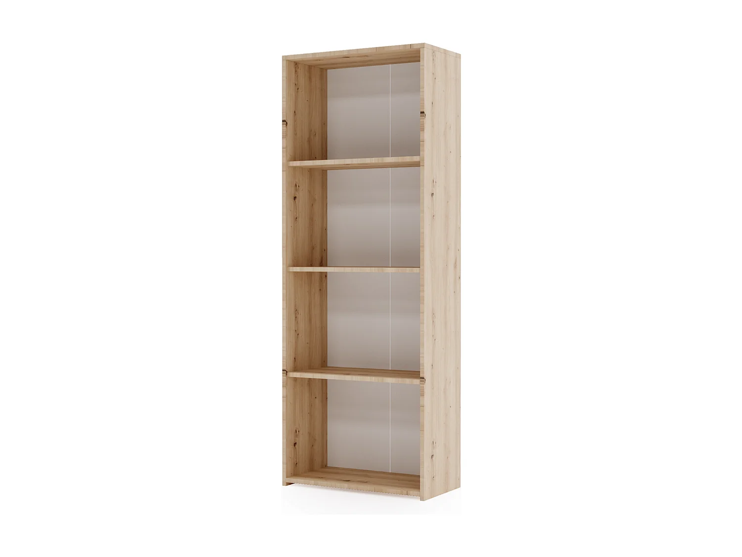 Estantería Librería Roble 160x60x30 cm – Estilo Escandinavo con Estantes Abiertos, Diseño Moderno y Funcional para Salón, Dormitorio u Oficina