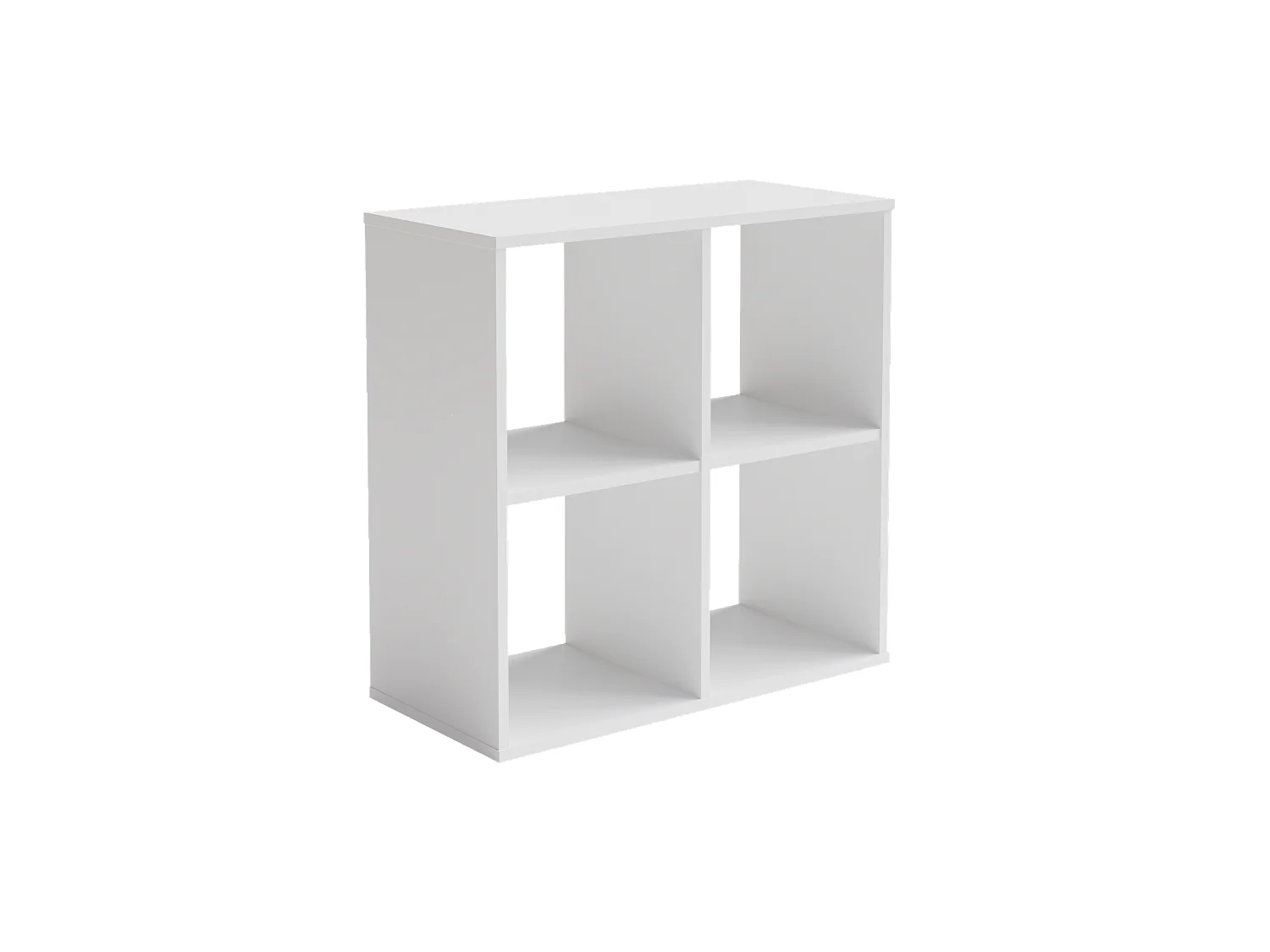 Mueble Estantería 2x2 Blanco – Estilo Nórdico – Ideal para Salón, Dormitorio u Oficina