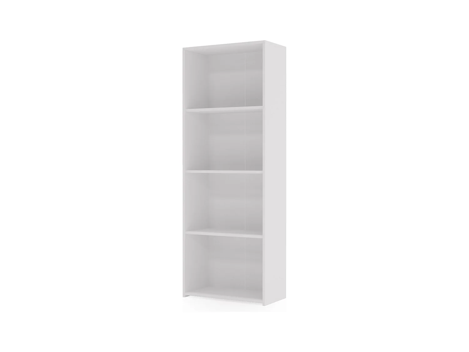 Estantería Librería Blanca 160x60x30 cm – Estilo Escandinavo con Estantes Abiertos, Diseño Moderno y Funcional para Salón, Dormitorio u Oficina