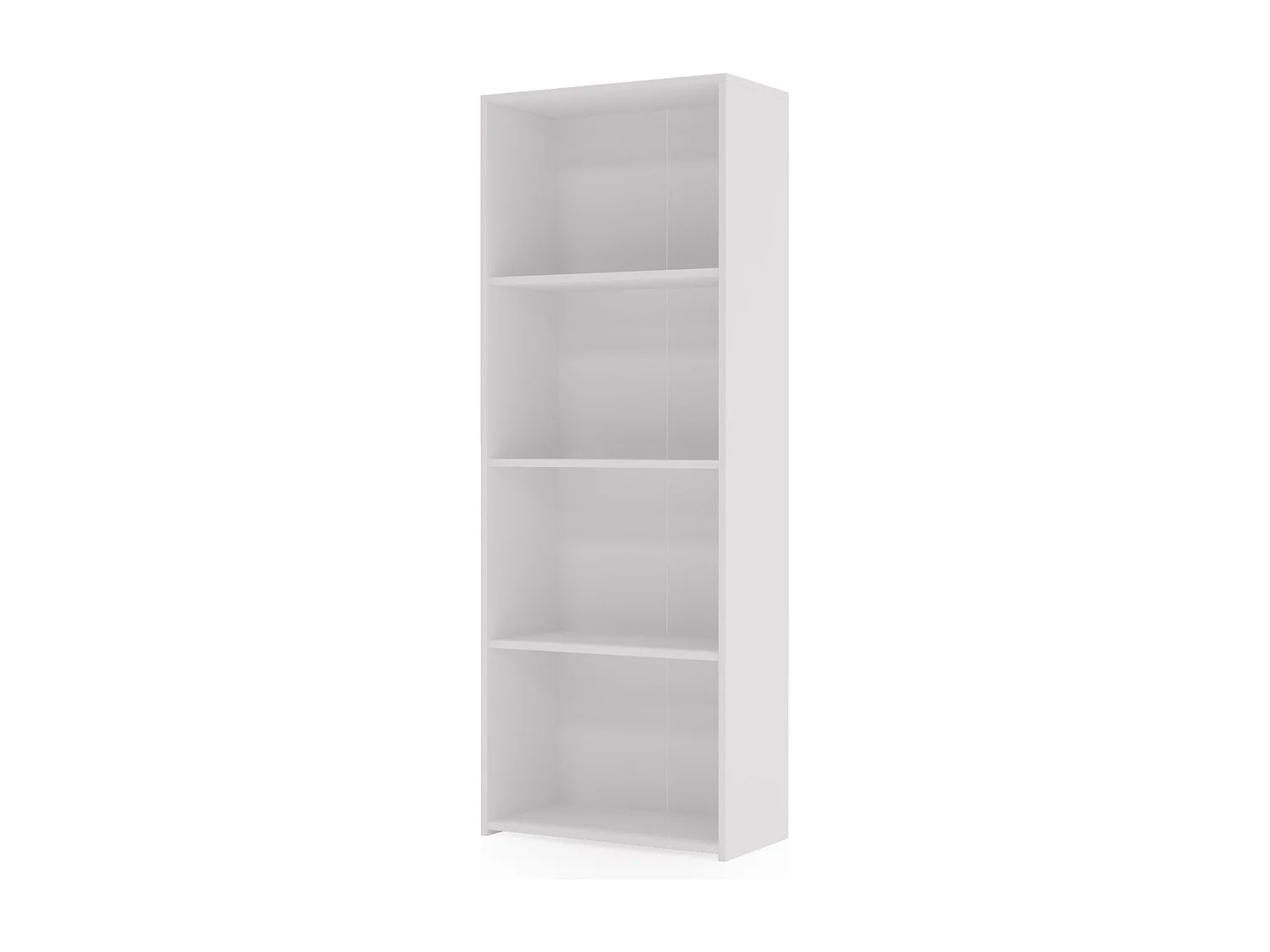 Estantería Librería Blanca 160x60x30 cm – Estilo Escandinavo con Estantes Abiertos, Diseño Moderno y Funcional para Salón, Dormitorio u Oficina