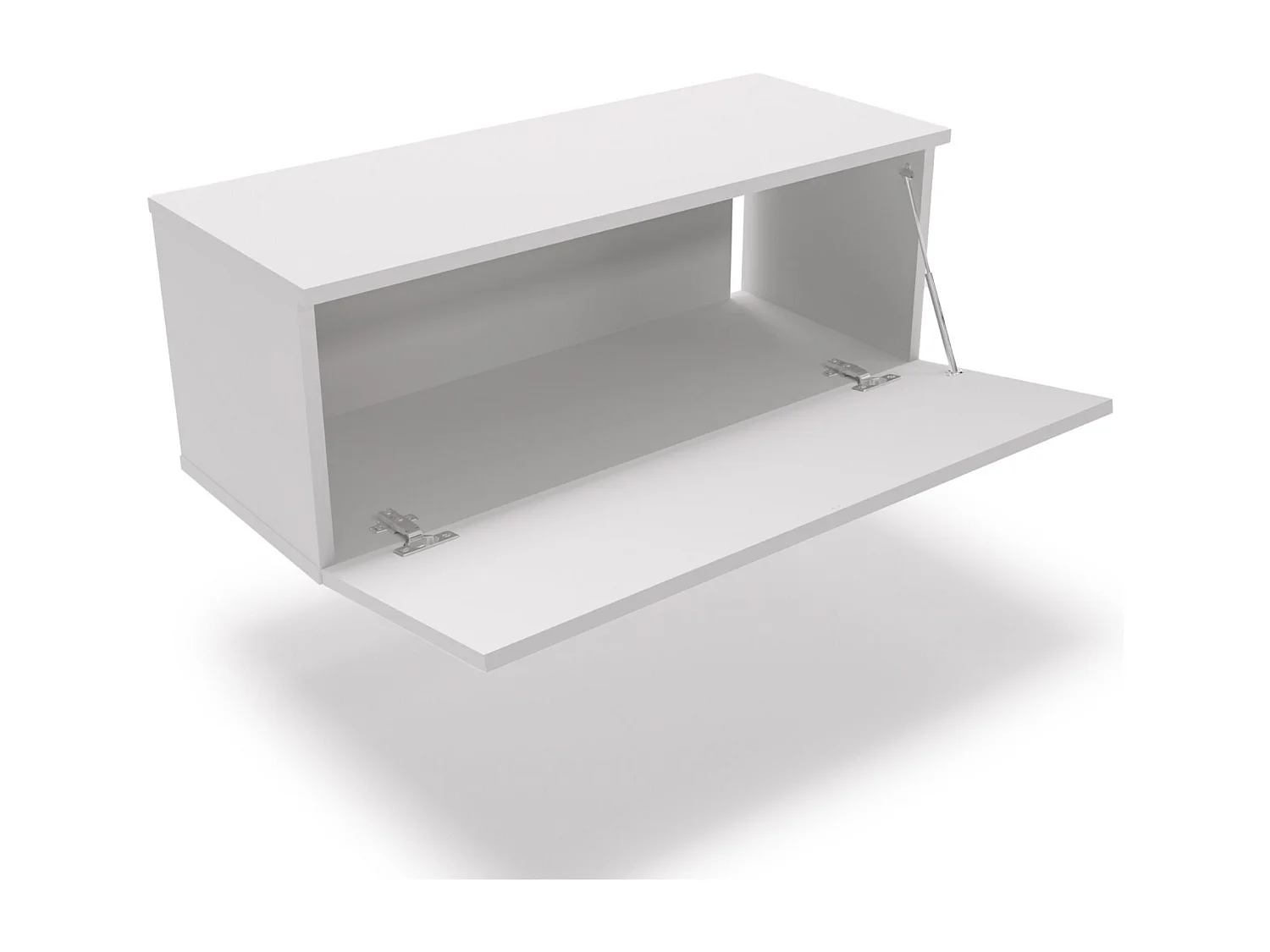 Mueble TV Blanco – Montaje Dual (Pared o Suelo) – 80x30x32 cm – Apertura TIP-ON – Estilo Moderno