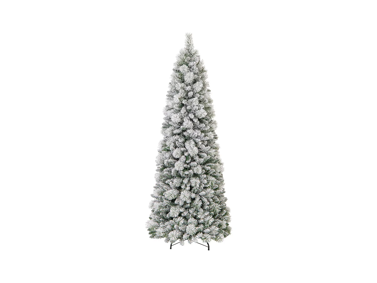 Albero di natale pop-up 210cm con aghi di pino luci led bianco caldo sezione pieghevole, Albero decorativo artificiale Verde