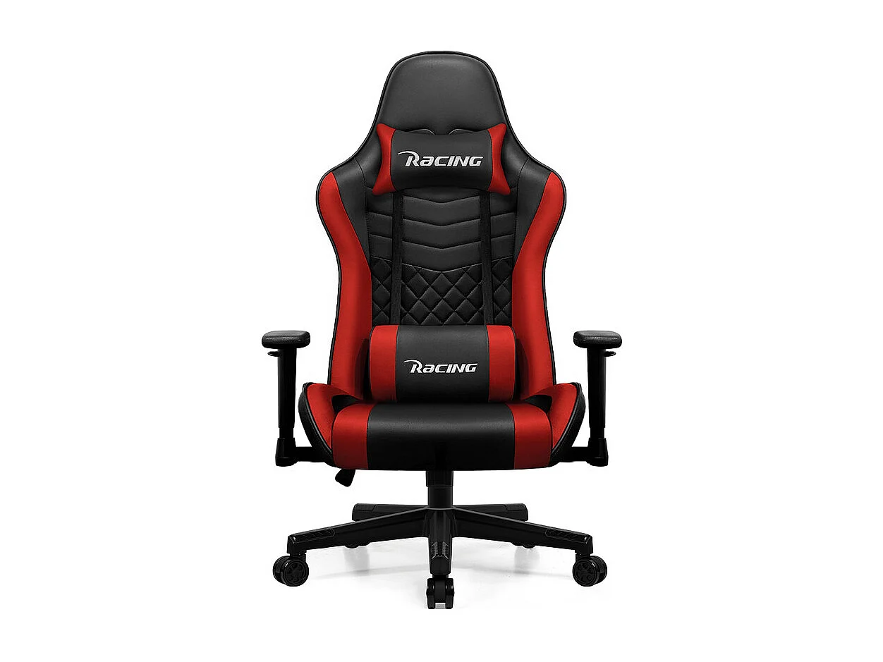 Hiazurm Chaise Gaming - Chaise de Jeu avec Dossier Réglable 90°-165° - Style Racing - Poids Max 150 kg