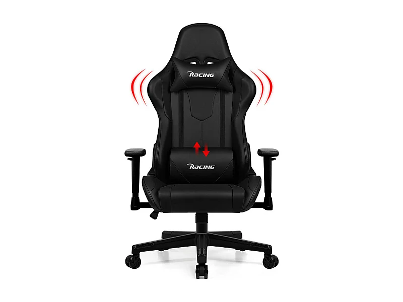 Hiazurm Chaise Gaming - Chaise de Jeu avec Dossier Réglable 90°-165° - Style Racing - Poids Max 150 kg