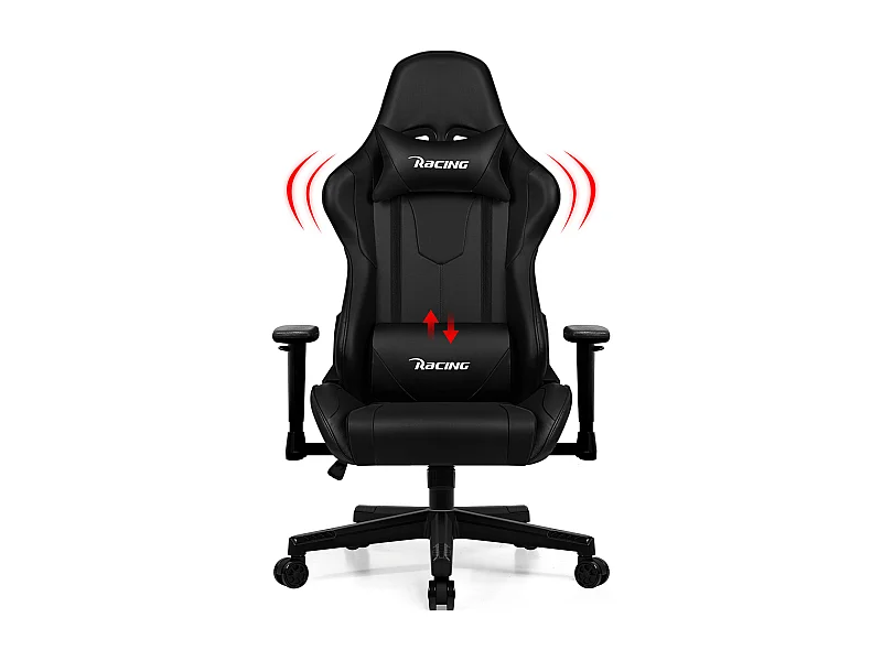 Hiazurm Chaise Gaming - Chaise de Jeu avec Dossier Réglable 90°-165° - Style Racing - Poids Max 150 kg