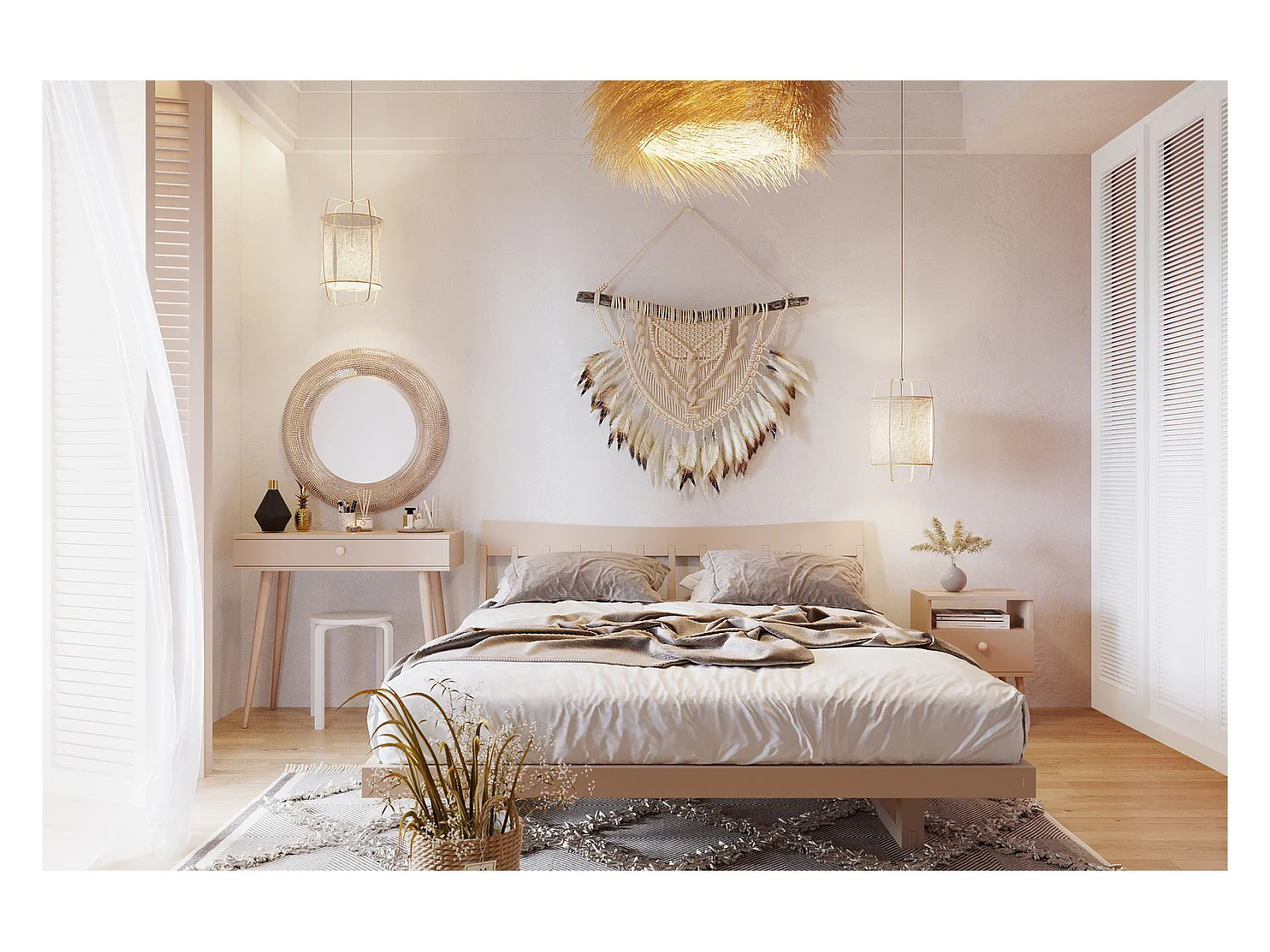 Mesa Consola Macchiato 90x80x39 cm – Estilo Escandinavo – Ideal como Tocador o Escritorio