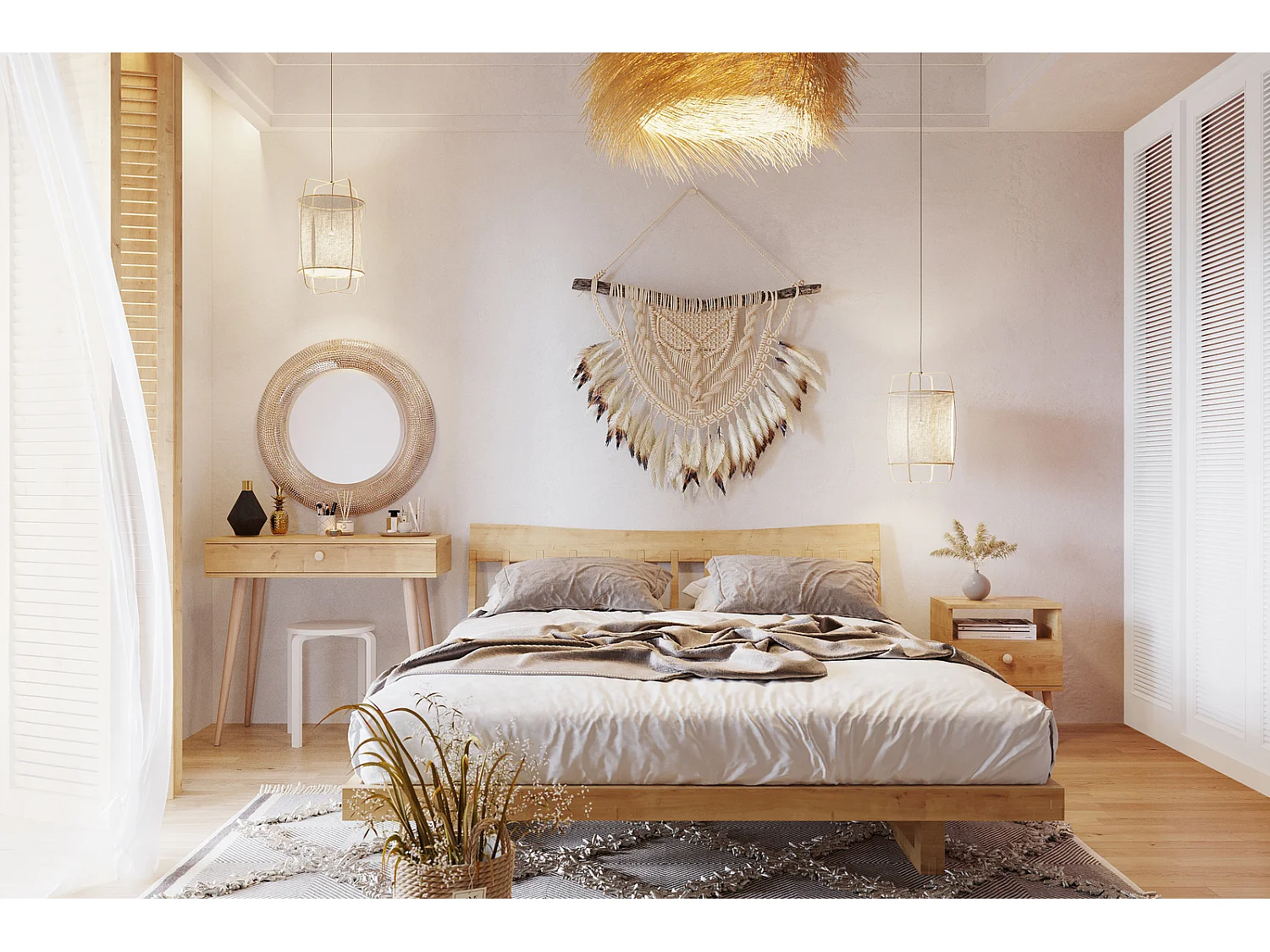 Mesa Consola Roble artesanal 90x80x39 cm – Estilo Escandinavo – Ideal como Tocador o Escritorio