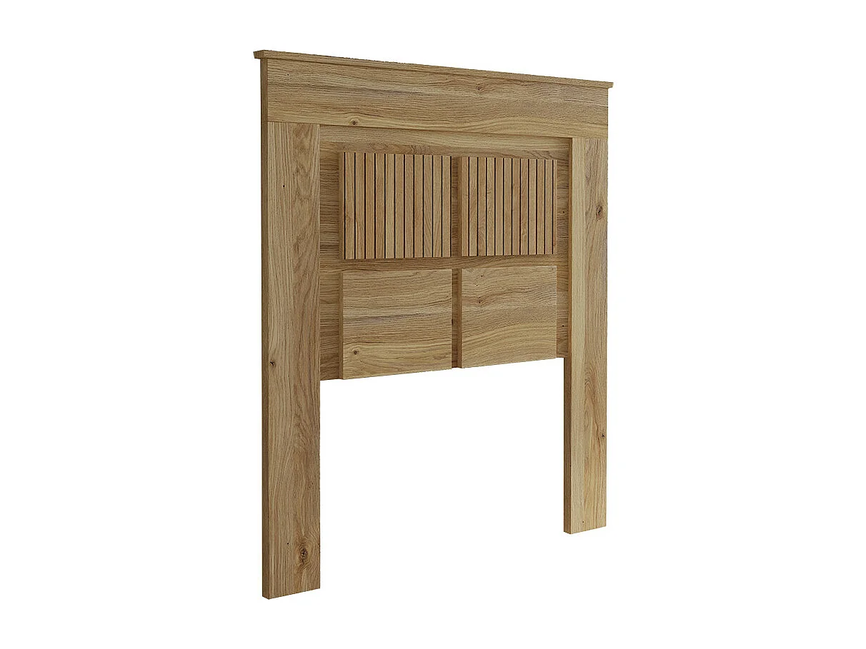 Pack de Muebles de Dormitorio Habitación Infantil con Cabecero, 1 Mesita de Noche 3 Cajones y Sinfonier en Color Blanco Mate Mauvella Rayas