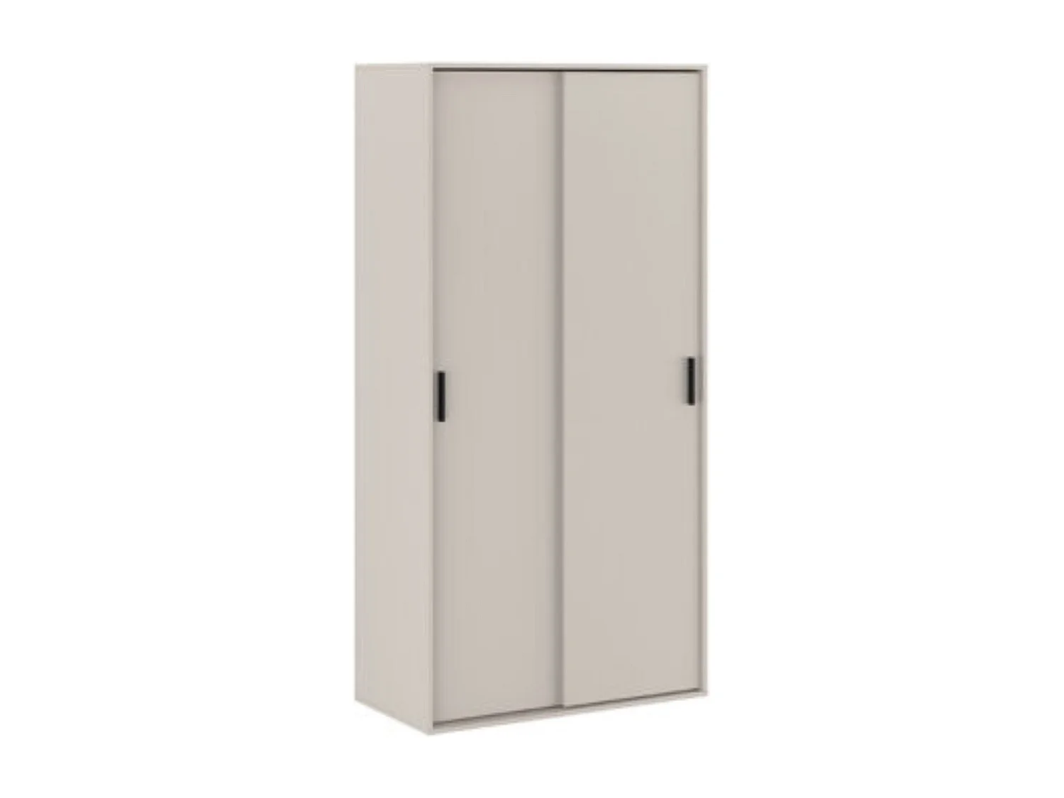 Meyvaser Armario ropero para dormitorio con 2 puertas correderas Color Beige 200x100x50 Cm