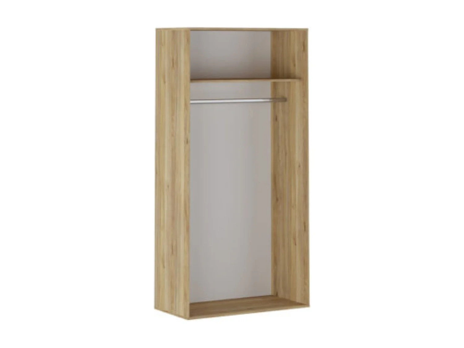 Meyvaser Armario ropero Para dormitorio con 2 puertas correderas  Color Mauvella 200x100x50 Cm