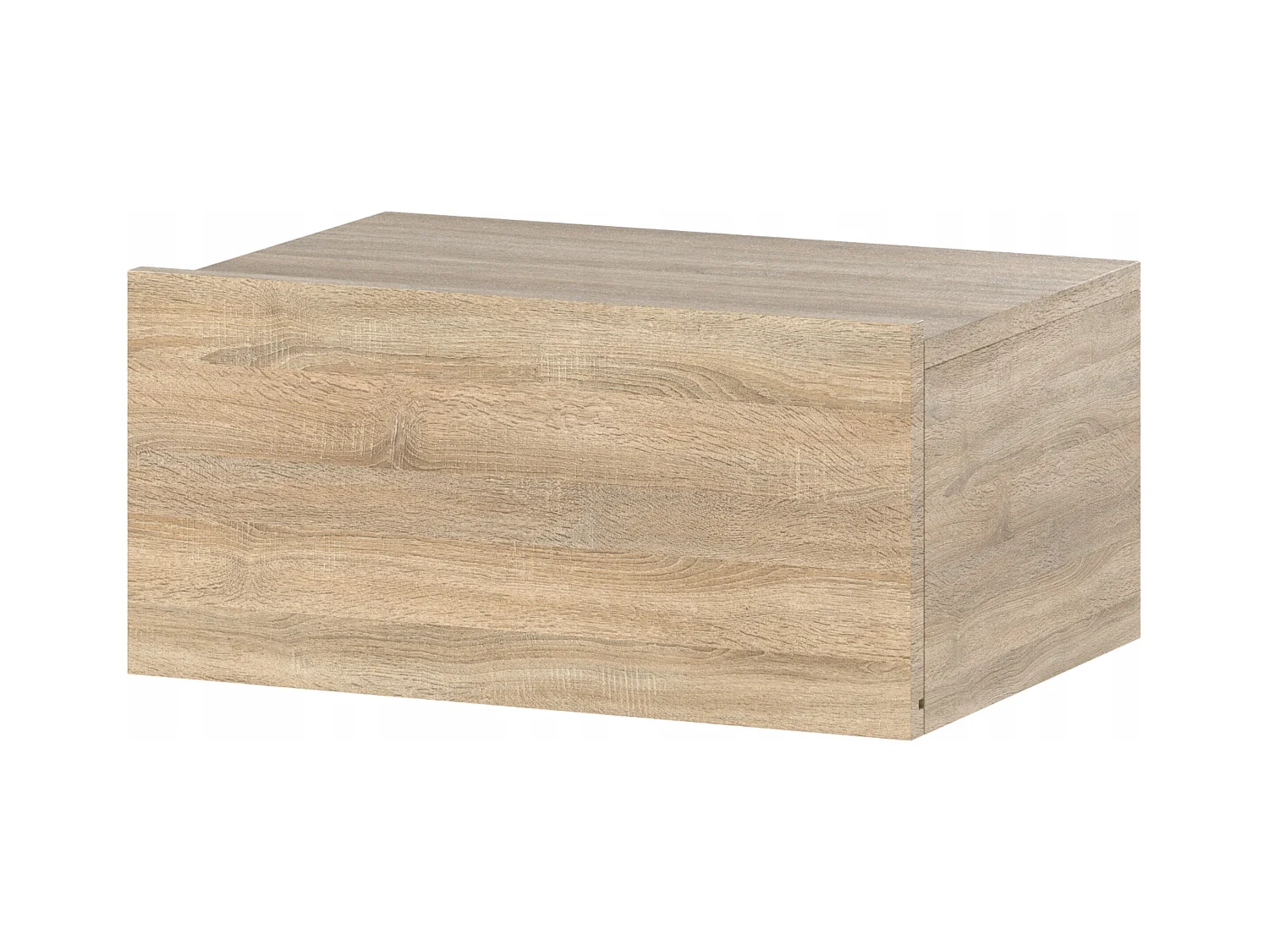 Table de Chevet Murale Chêne Sonoma avec Tiroir – Meuble Suspendu de Chambre Moderne