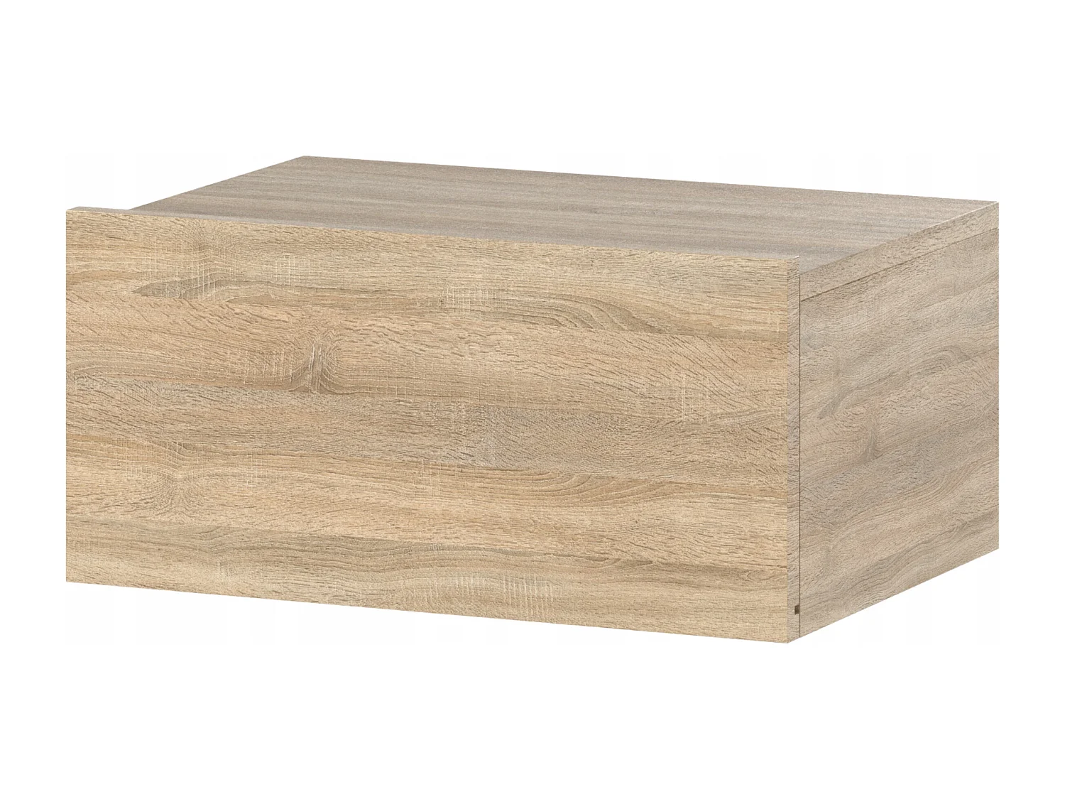 Table de Chevet Murale Chêne Sonoma avec Tiroir – Meuble Suspendu de Chambre Moderne