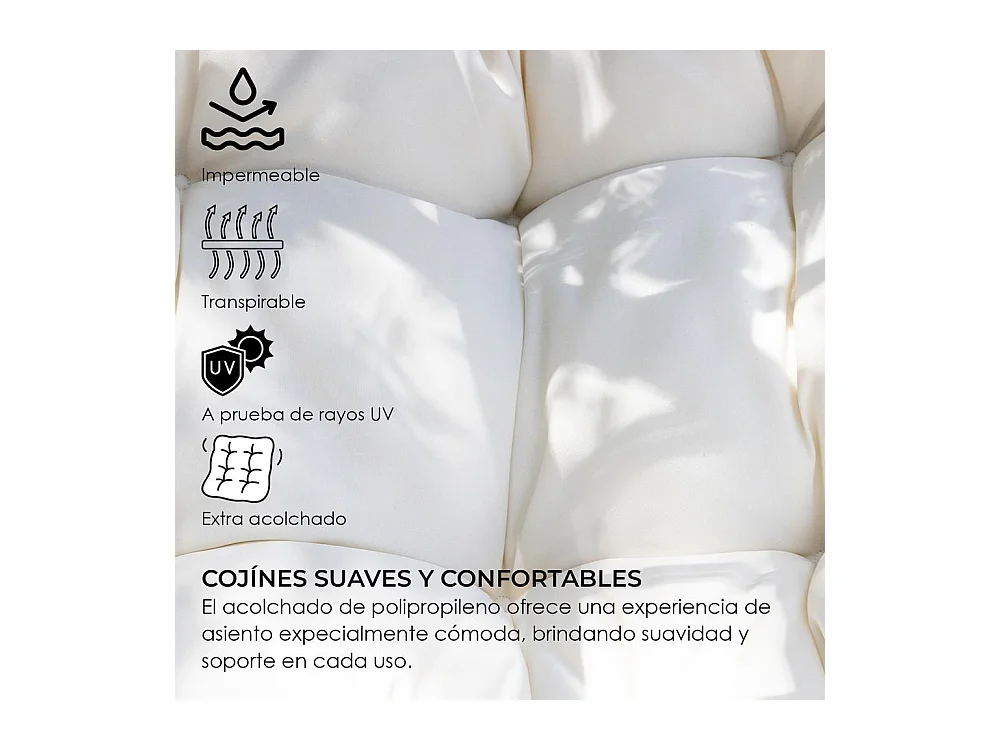 Silla Colgante Yoevu - para interior y exterior - YV-SWINGCHAIR