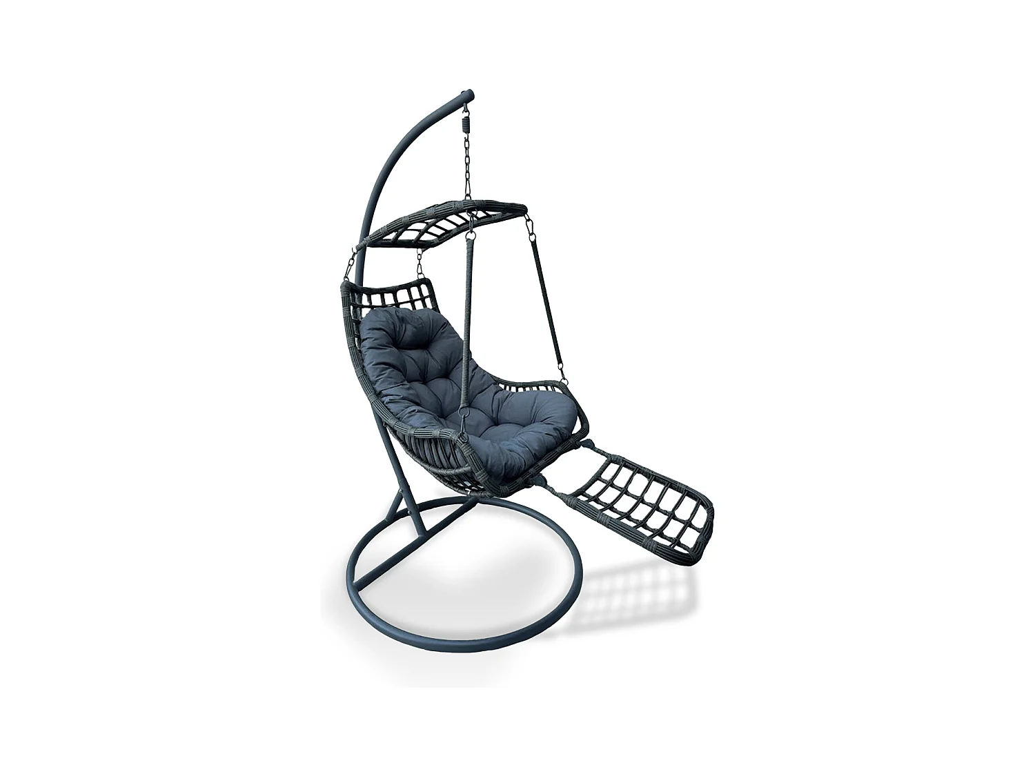 Silla Colgante Yoevu - con reposapiés para interior y exterior - YV-RELAXCHAIR