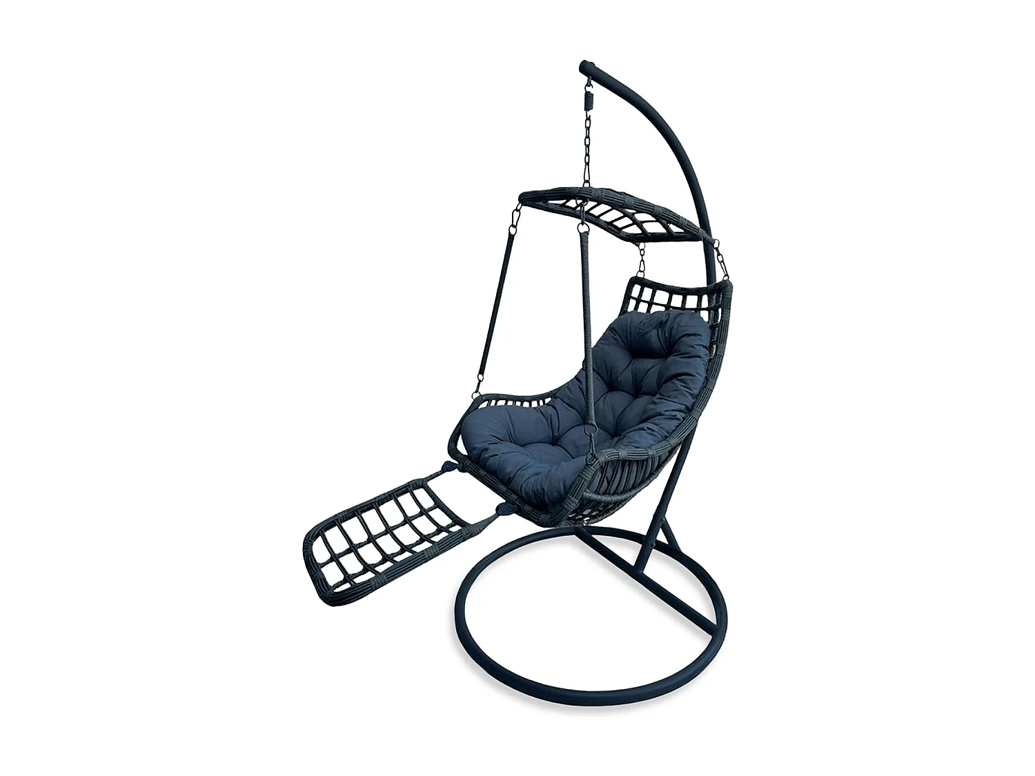Silla Colgante Yoevu - con reposapiés para interior y exterior - YV-RELAXCHAIR
