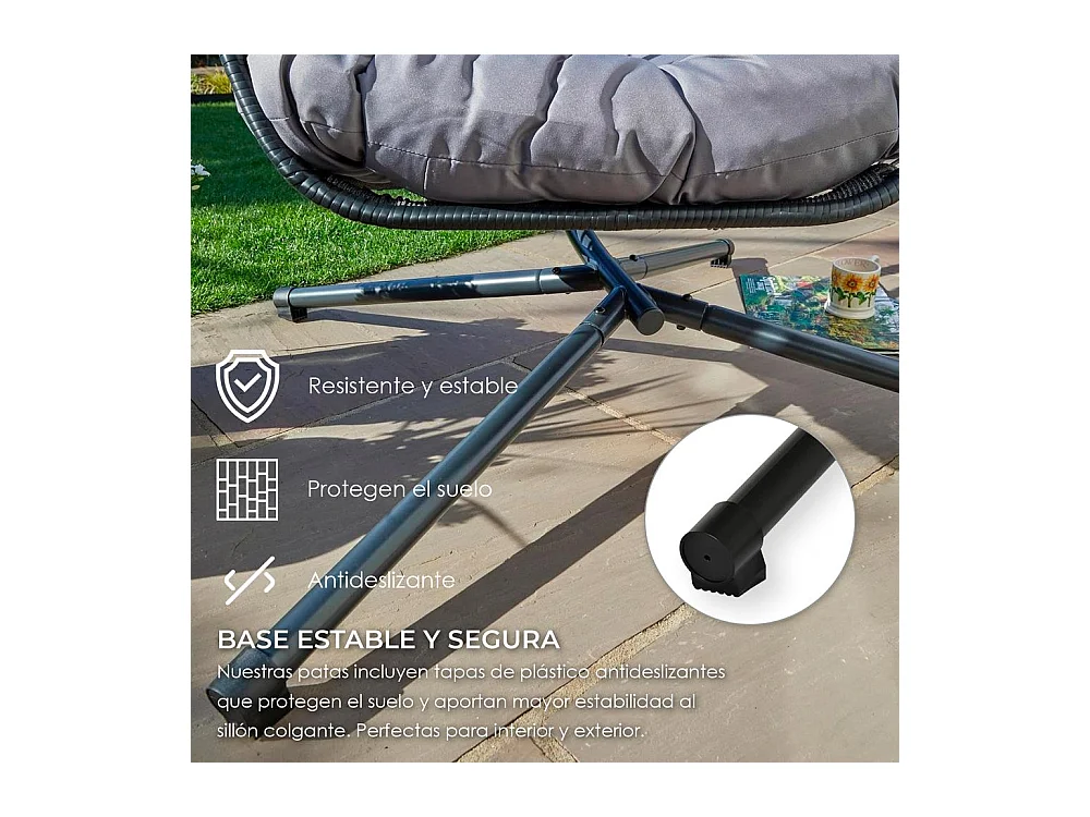 Silla Colgante Yoevu - para interior y exterior - YV-SWINGCHAIR
