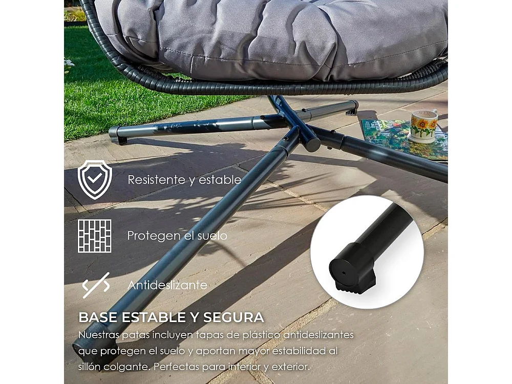 Silla Colgante Yoevu - para interior y exterior - YV-SWINGCHAIR